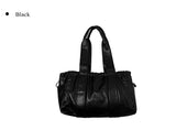 Shoe Leather String Shoulder Bag