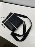 Mat black cross bag