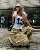 [Planned Product] Summer Pigment Strap Cargo Balloon Pants