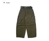 [Belt SET] Trum Big Pocket Cargo Wide Pants