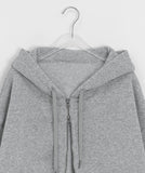 [unisex] Telpivo Brushed Over Hood Zip-Up