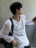Muntz Grunge Mesh Printed Knit