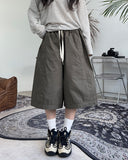 Delif cut bermuda pants