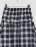 Dabiru Check Banding Layered Skirt