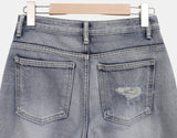 Marton Damaged Bootcut Pants