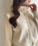 Kebl Collar Knit Cardigan