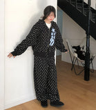 Kitsch Star Check Patch Two-Way Hood Zip-Up