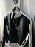 Glossy Biker Leather Jacket