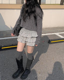 Bay Tiered Mini Skirt