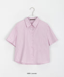 Dyoho Color Crop Collar Shirt