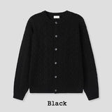 Bins Openwork Over Fit Cardigan