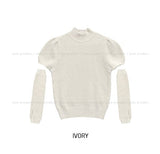 Ond Angora Half Turtleneck Knit Warmer Set