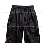 Kai Nylon Glossy Piping Pants