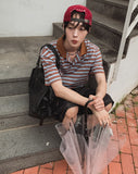 Yeah ST Crop Collar Short Sleeve T-shirt