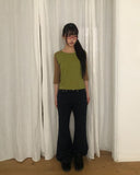 Repo Color Matching Button Three Quarter T-shirt