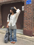Kirina Loose Fit Balloon Sleeve Summer Blouse