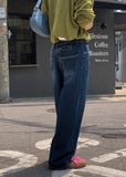 Hip snap Wide Denim