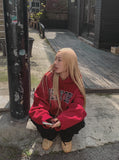 New York Embroidered Overfit Hoodie