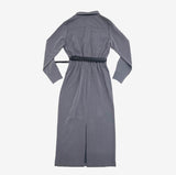 Penaon Back Slit Long One Piece (belt Set)