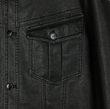 Glam Leather Stitch Jacket