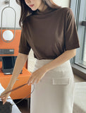 [Planning] Alio Muji Half Neck Span T-Shirt