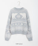 Simon Nordic Snowflake Bear Knit