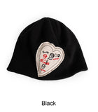 Venus Heart Patch Beanie