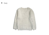 Cheat Loose Fit V-Neck Brush Knit