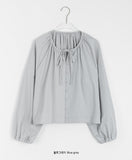 Nipu Ribbon Shirring Blouse