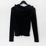 Wibbi Ribbed Hood Zip-Up