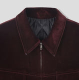 Gloss Velvet Quilted Work Jacket