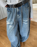 Held Washed Balloon Denim Pants