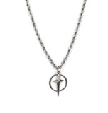 Helios Cross Ring Necklace