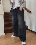 Ar Catbrush Wide Denim Pants