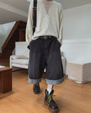 Cuffrey Dart Rollup Bermuda Denim Pants