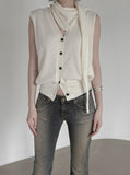 Lumen Scarf Shawl Knit Vest