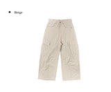 Hael Cotton Cargo Cut Wide Pants