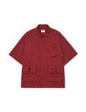 [AG] Slather Utility Pocket Half Shirt
