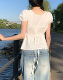 Tero Double Back Pocket Embossed Denim Pants