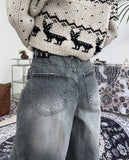 Dianne Gray Balloon Denim Pants