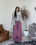 Kud Pigment Nylon Cargo Pants