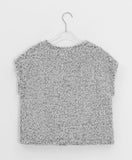 Mebas Double Button Short Sleeve Knit Vest