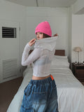 pita incised hood long sleeves