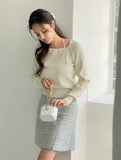 Candy Halter Round Knit