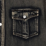 Warvid Muscle Fit Denim Shirt