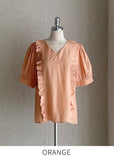 Aurora Frill Puff Blouse