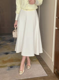 Yupia Flared Banding Long Skirt