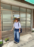 [unisex] Philend Washing Denim Wide Pants