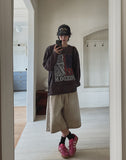 Frame Vintage Print Long Sleeve T-shirt