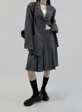 Ozu Back Belt Oversized Jacket